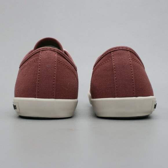 SeaVees Ladies 10 Monterey Standard Red Cotton Canvas Tennis Gym Shoes Sneakers - Picture 3 of 12